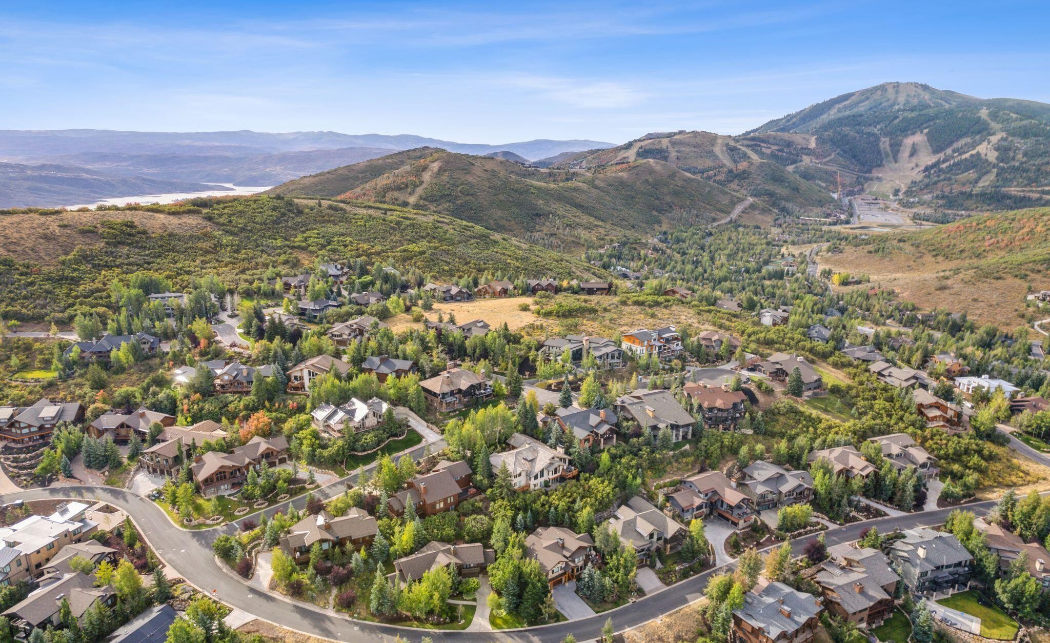 Mountain home in a wooded neighborhood